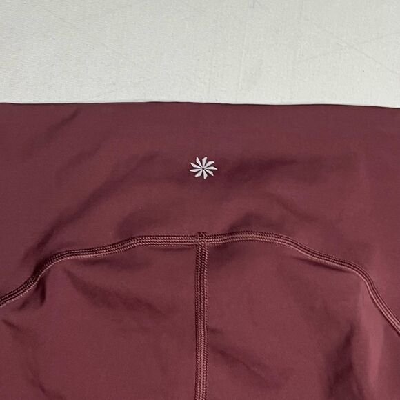 Athleta | Maroon Legging / Yoga Pants wide waistband - Picture 6 of 6